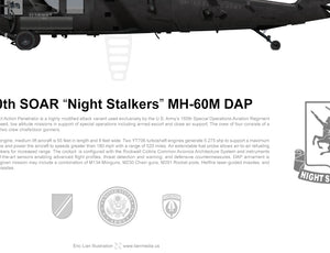 US ARMY 160th SOAR “Night Stalkers” MH-60M DAP