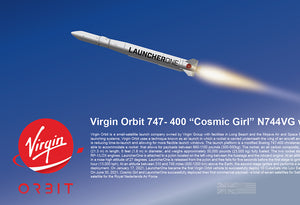 Virgin Orbit 747- 400 “Cosmic Girl” N744VG with LauncherOne