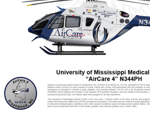 AIRCARE 4 N344PH AIRBUS EC135 STATIC