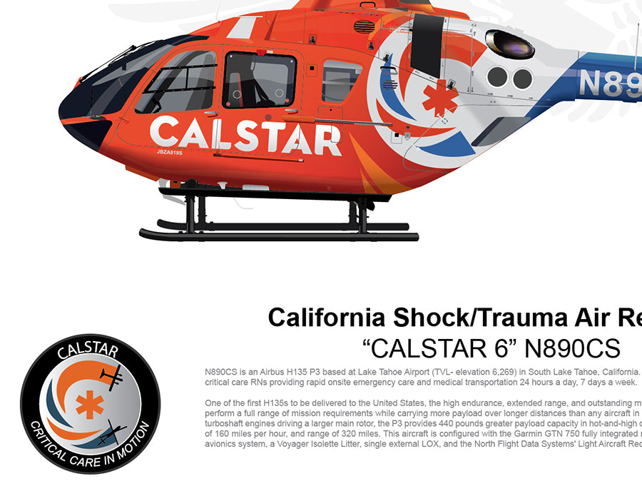 CALSTAR Airbus H135 P3 'CALSTAR 6' N890CS - Lian Media
