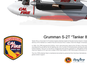 CAL FIRE Grass Valley S-2T Airtanker 89 N425DF with Air Attack 230 and Tanker 88