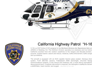 California Highway Patrol Airbus H125 "H-16" N979HP