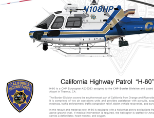 California Highway Patrol Airbus AS350 "H-60" N108HP