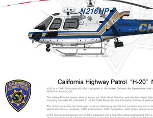 California Highway Patrol Airbus AS350  "H-20" N216HP