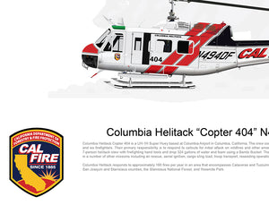 CAL FIRE Columbia Helitack Bell UH_1H Huey 'Copter 404' N494DF