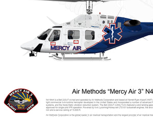 Air Methods 'Mercy Air 3' BELL 222UT N419MA