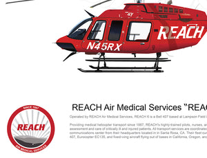 REACH Air Medical Services Bell 407 "REACH 6" N45RX