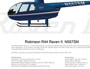 Robinson R44 Raven II N557SM - HELICO