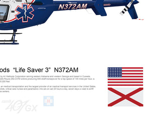 Air Methods  “Life Saver 3”  N372AM - Bell 407GX