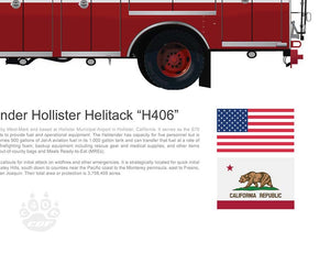 CAL FIRE Helitender Hollister Helitack "H406"