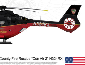 CONTRA COSTA COUNTY FIRE RESCUE EC135 "Con Air 2" N324RX