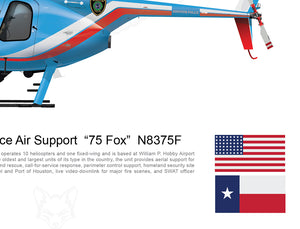 Houston Police Air Support  “75 Fox”  N8375F