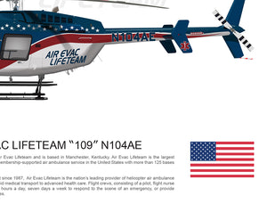 AIR EVAC LIFETEAM “109” Bell 407 N104AE