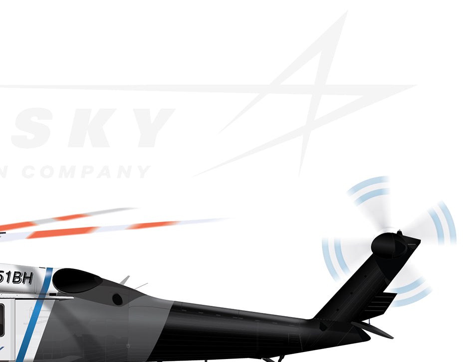 BlueSky Helicopters Black Hawk HH-60L N51BH