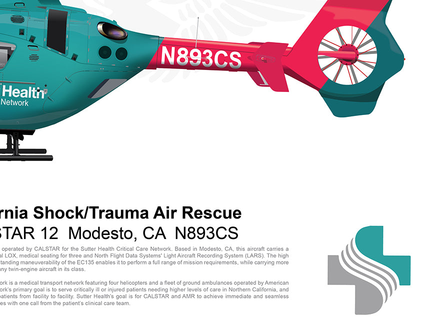 CALSTAR Airbus EC135 "CALSTAR 12"  Modesto, CA  N893CS