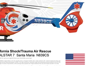 CALSTAR  Airbus EC135 "CALSTAR 7" Santa Maria  N839CS