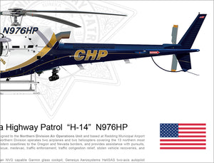 California Highway Patrol Airbus H125 "H-14" N976HP