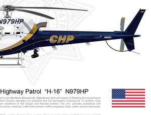 California Highway Patrol Airbus H125 "H-16" N979HP