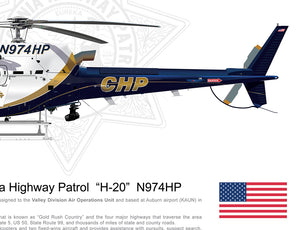 California Highway Patrol Airbus H125 "H-20" N974HP