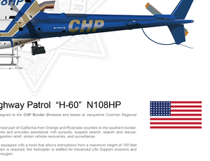 California Highway Patrol Airbus AS350 "H-60" N108HP