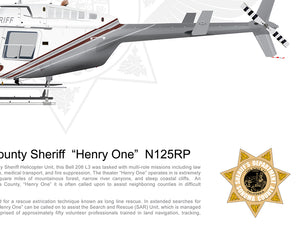 Sonoma County Sheriff Bell 206 L3  "Henry One" N125RP