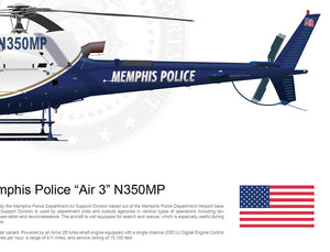 Memphis Police Airbus AS350 B3 “Air 3” N350MP