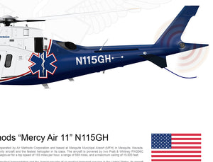 Air Methods “Mercy Air 11” Agusta A109 N115GH