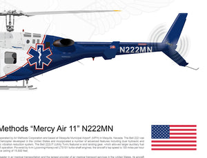Air Methods “Mercy Air 11” Bell 222UT N222MN