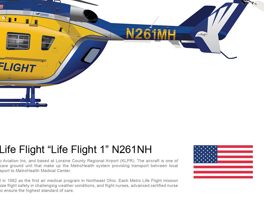 METRO LIFE FLIGHT "Life Flight 1" Airbus EC145 N261MH