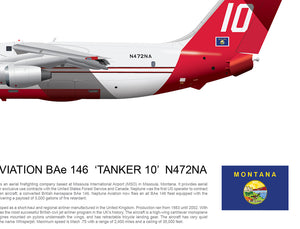Neptune Aviation BAE 146 'Tanker 10' N472NA
