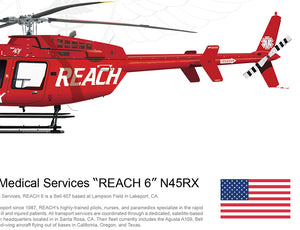 REACH Air Medical Services Bell 407 "REACH 6" N45RX