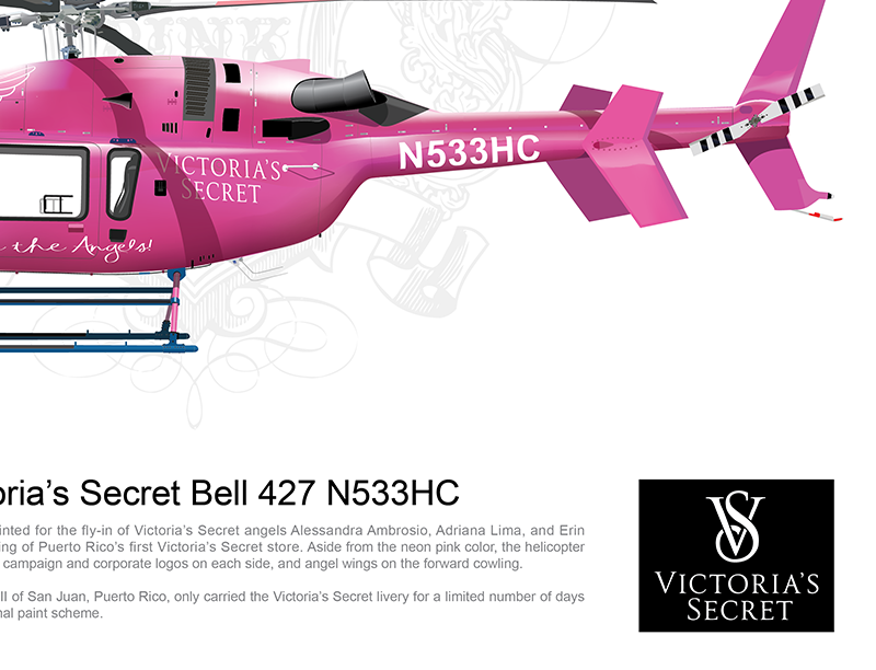 Victoria's Secret Bell 427 N533HC