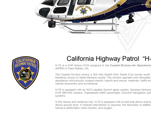 California Highway Patrol Airbus H125 "H-70" N979HP