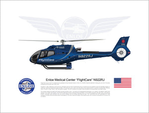 Enloe Medical Center Airbus H130 FlightCare