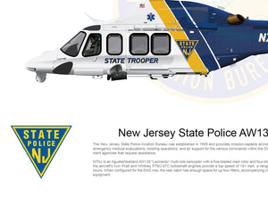 New Jersey State Police AgustaWestland AW139 N7NJ - FLYING