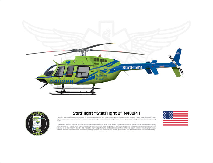 StatFlight “StatFlight 2” N402PH Bell 407 - Lian Media
