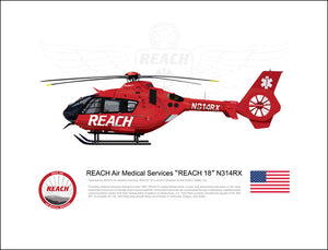 REACH Air Medical Services Airbus EC135 "REACH 18" N314RX