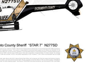 Sacramento County Sheriff Airbus EC-120 STAR 7 N277SD