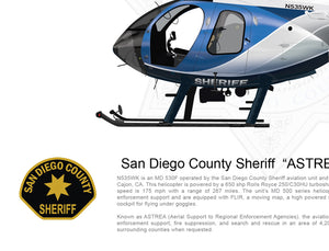 San Diego County Sheriff MD530F “ASTREA 6”  N535WK