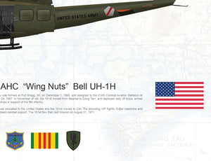 191st AHC "Wing Nuts" Bell UH-1H Huey