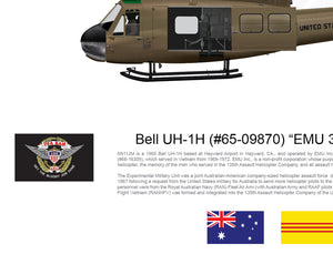 Bell UH-1H Huey “EMU 309” N911JM - FLYING