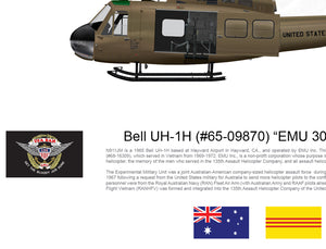 Bell UH-1H Huey “EMU 309” N911JM - STATIC